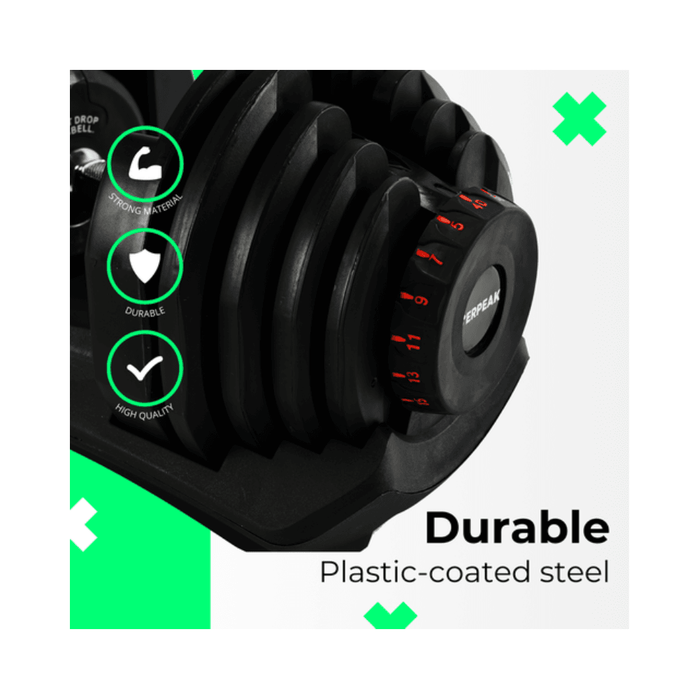 Adjustable Dumbbell 40kg Sports & Fitness Fast shipping On sale
