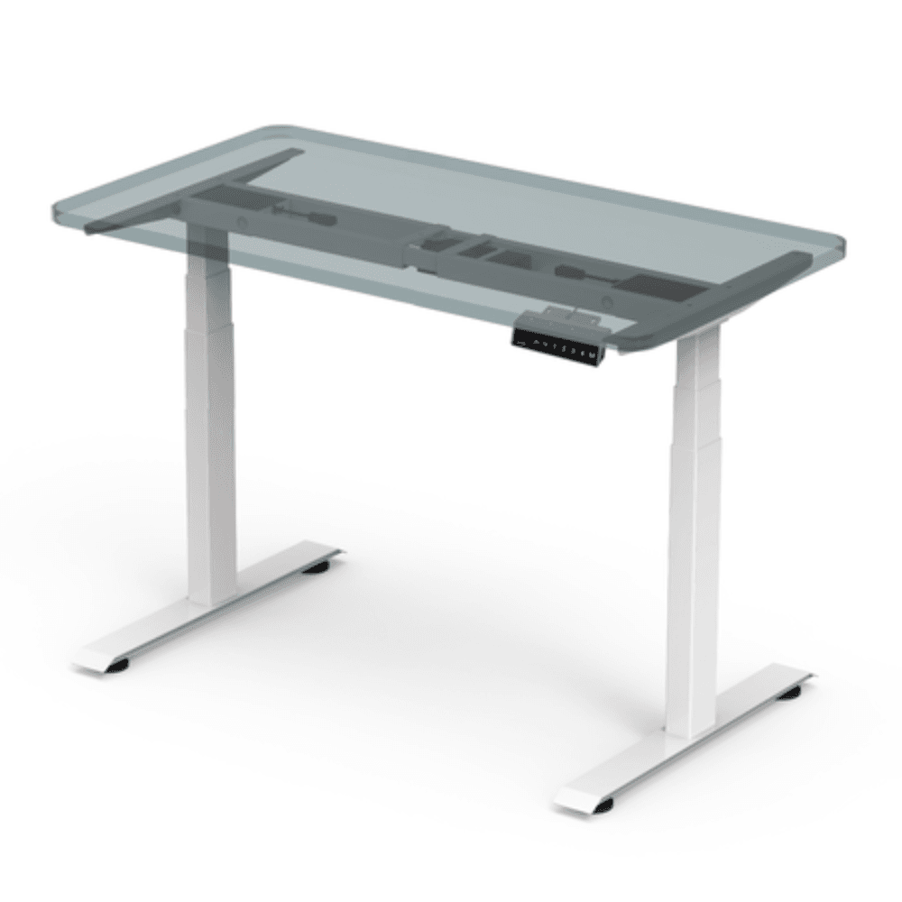 Adjustable Two Leg Stand Desk Riser Frame Only (White) Office Fast shipping On sale