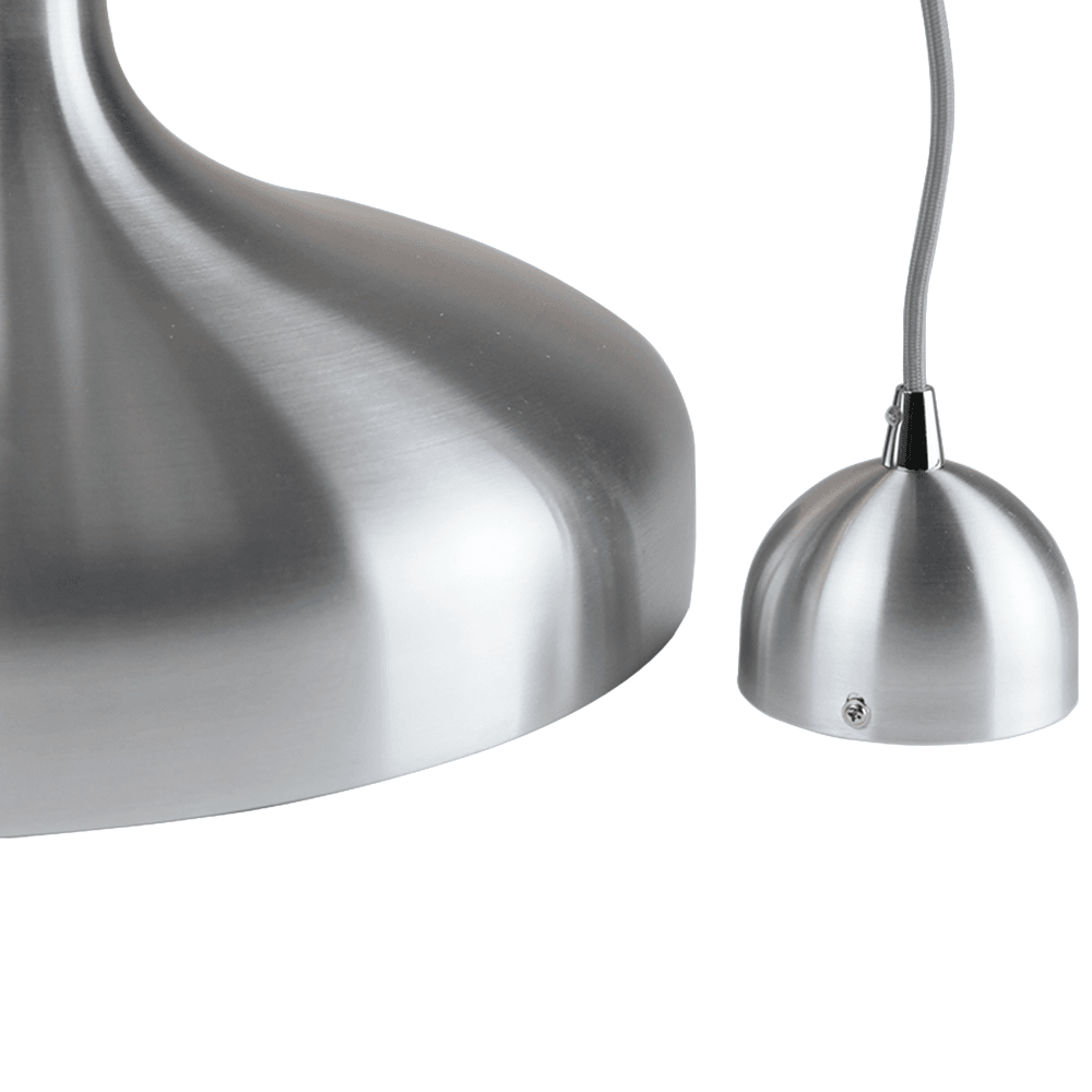 Ariella Classic Elegant Cord Drop Dome Pendant Light Lamp - Aluminium Fast shipping On sale