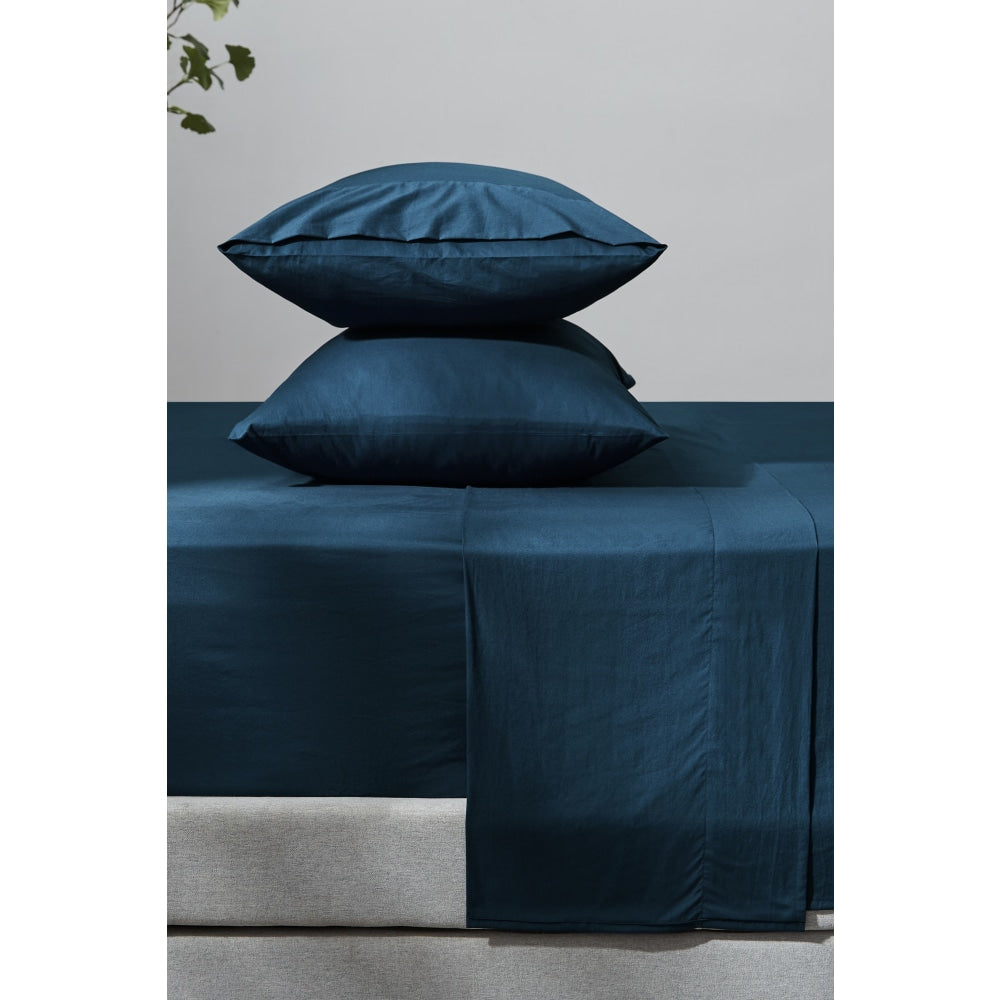 Aesop Stone Wash 100% Cotton Sheet Set - Sky King Bed Fast shipping On sale