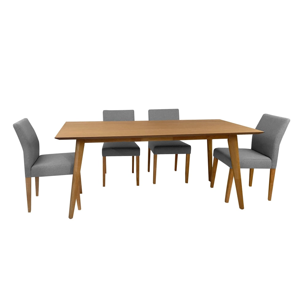 Alexandria Rectangular Dining Table 180cm - Natural Fast shipping On sale