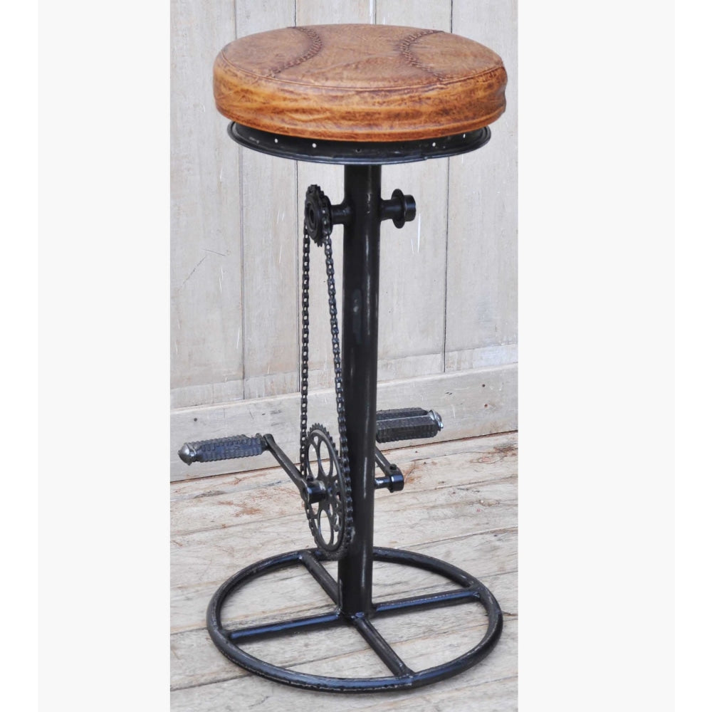 Allen Rustic Industrial Bicycle Kitchen Counter Bar Seat Stool Fast shipping On sale