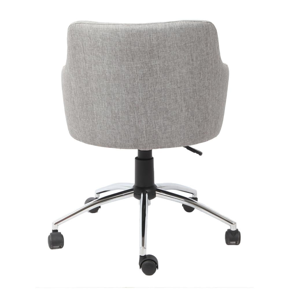 Alma Premium Fabric Executive Office Task Desk Computer Chair - Grey Fast shipping On sale