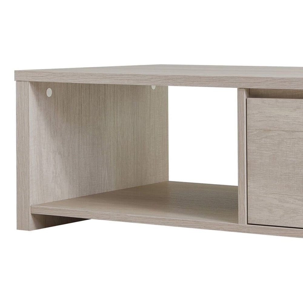 Alta Collection Coffee Table with Storage - Dusky Oak Fast shipping On sale