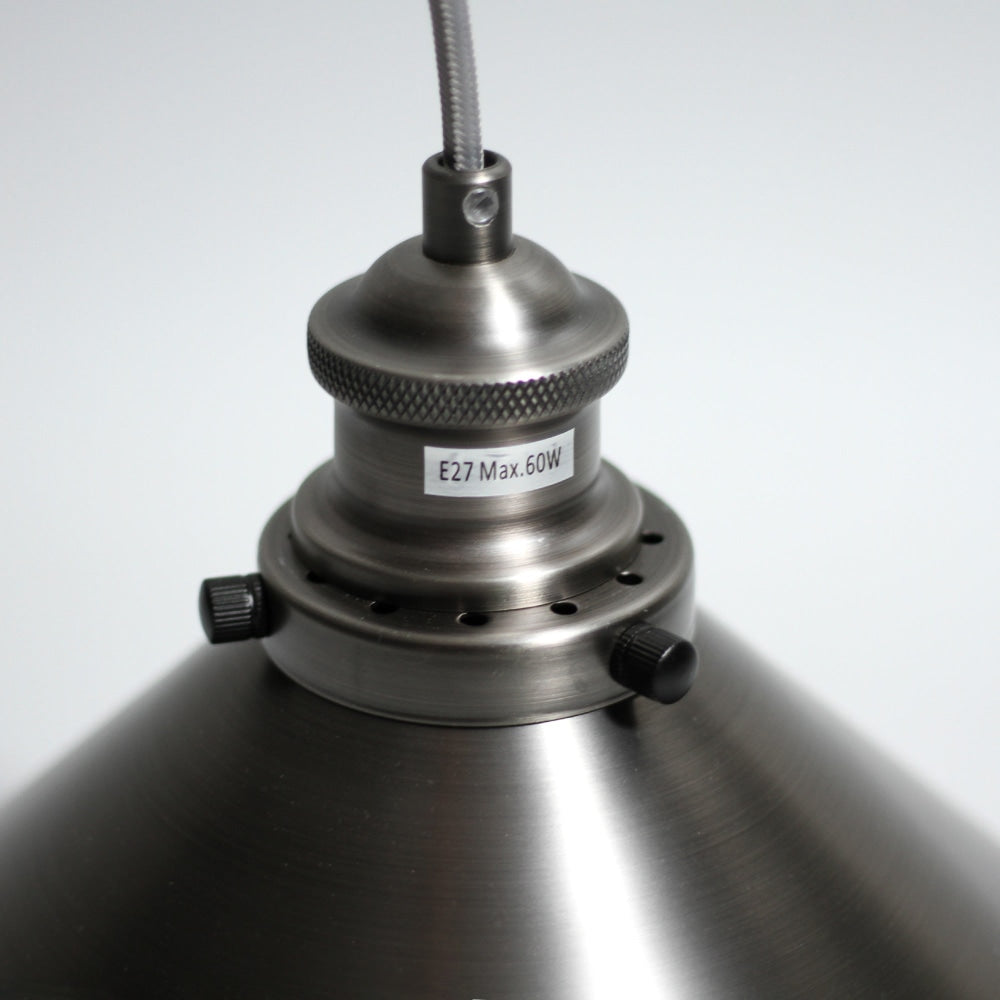 Ambrose 1 - Light Modern Metal Shade Pendant Lamp Light Pewter Fast shipping On sale