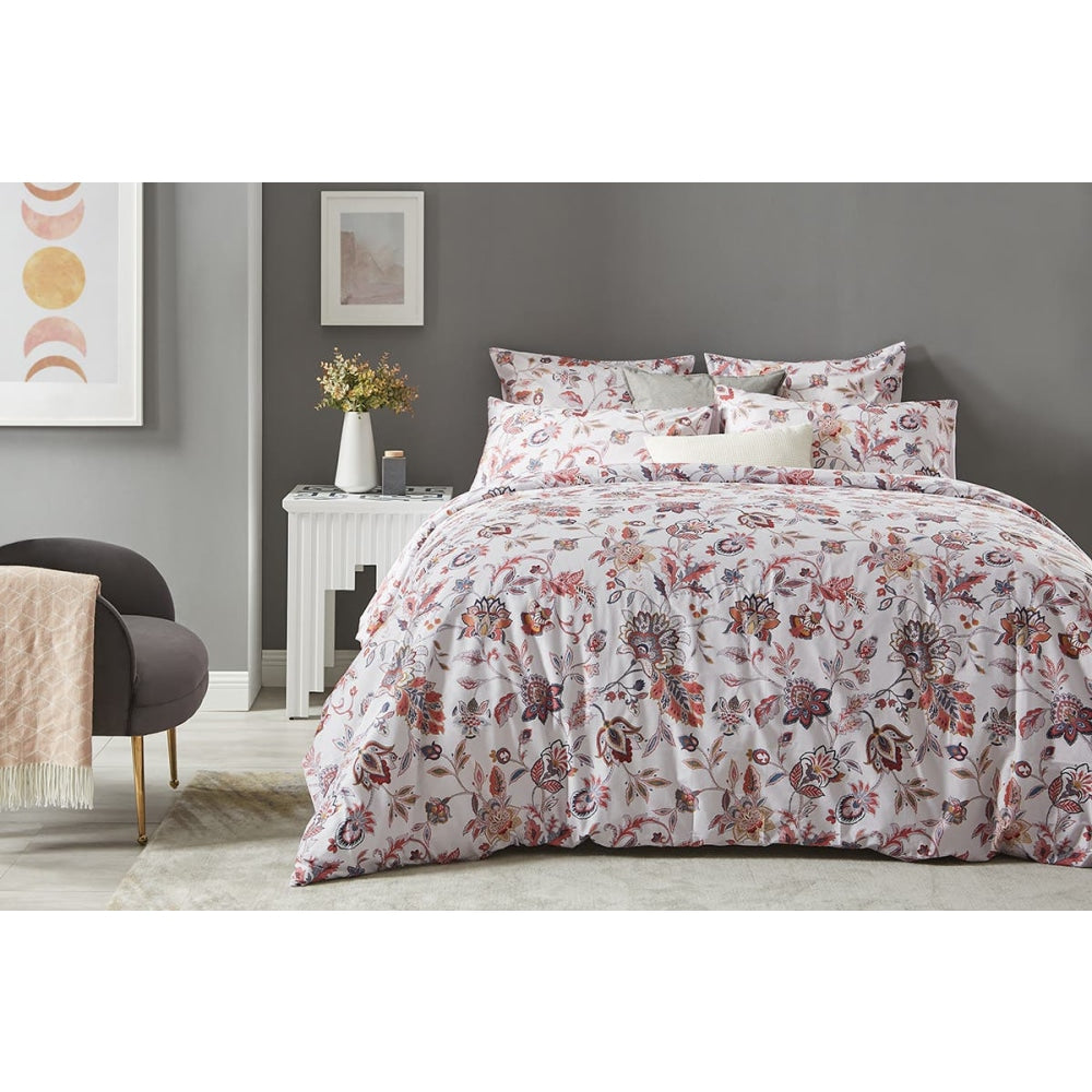 Amelia Cotton Quilt Cover Set - Queen Fast shipping On sale