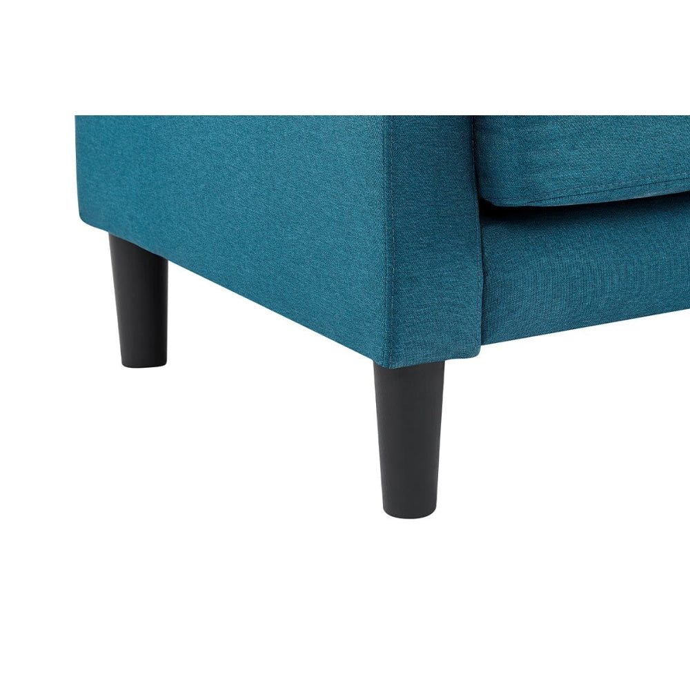 Andrew Fabric Accent Lounge Relaxing Chair with Ottoman - Teal Fast shipping On sale