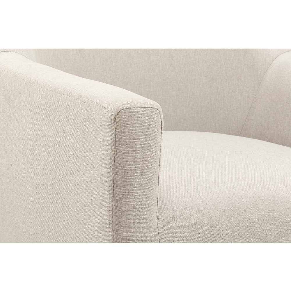 Annandale Fabric Accent Lounge Relaxing Armchair - Beige Chair Fast shipping On sale