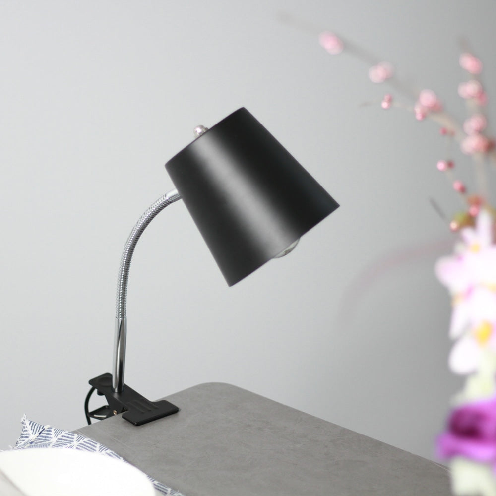 Anne Modern Scandinavian Clip Table Lamp Light Black Fast shipping On sale