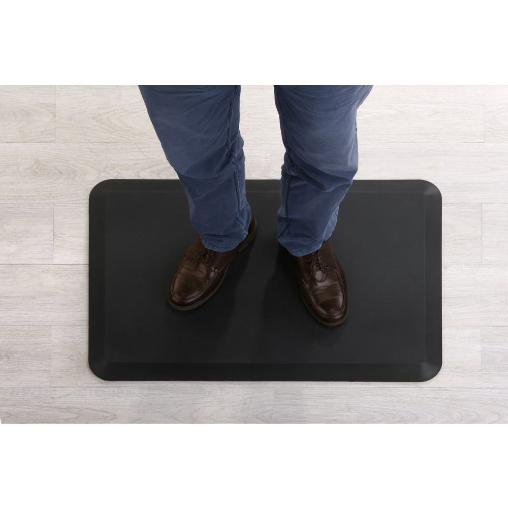 Anti-Fatigue Office Working Standing Memory Foam Support Mat Black Ergolux Accessories Fast shipping On sale