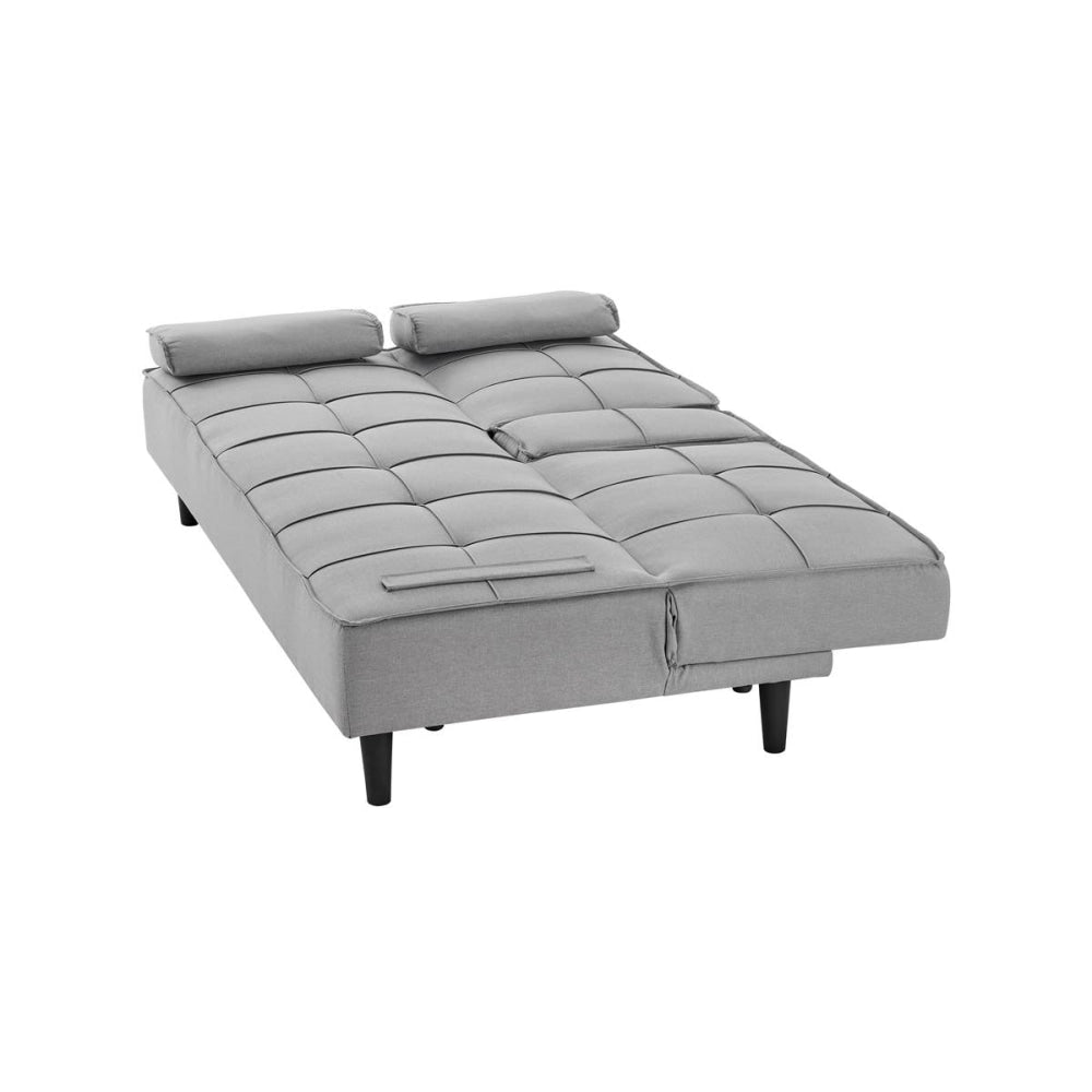 Apline 3-Seater Modern Facbric Sofa Bed - Light Grey Fast shipping On sale