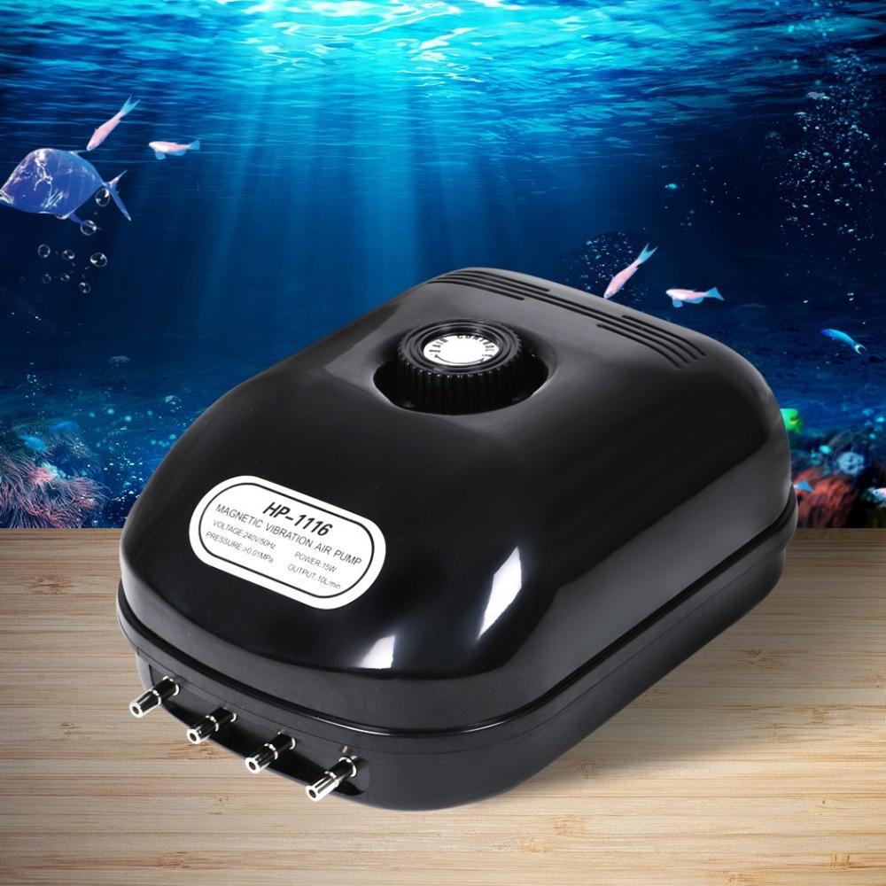 Aquarium Air Pump 4 Outlet Oxygen Aqua Fountain Pond Aerator Water Fish Tank Fast shipping On sale