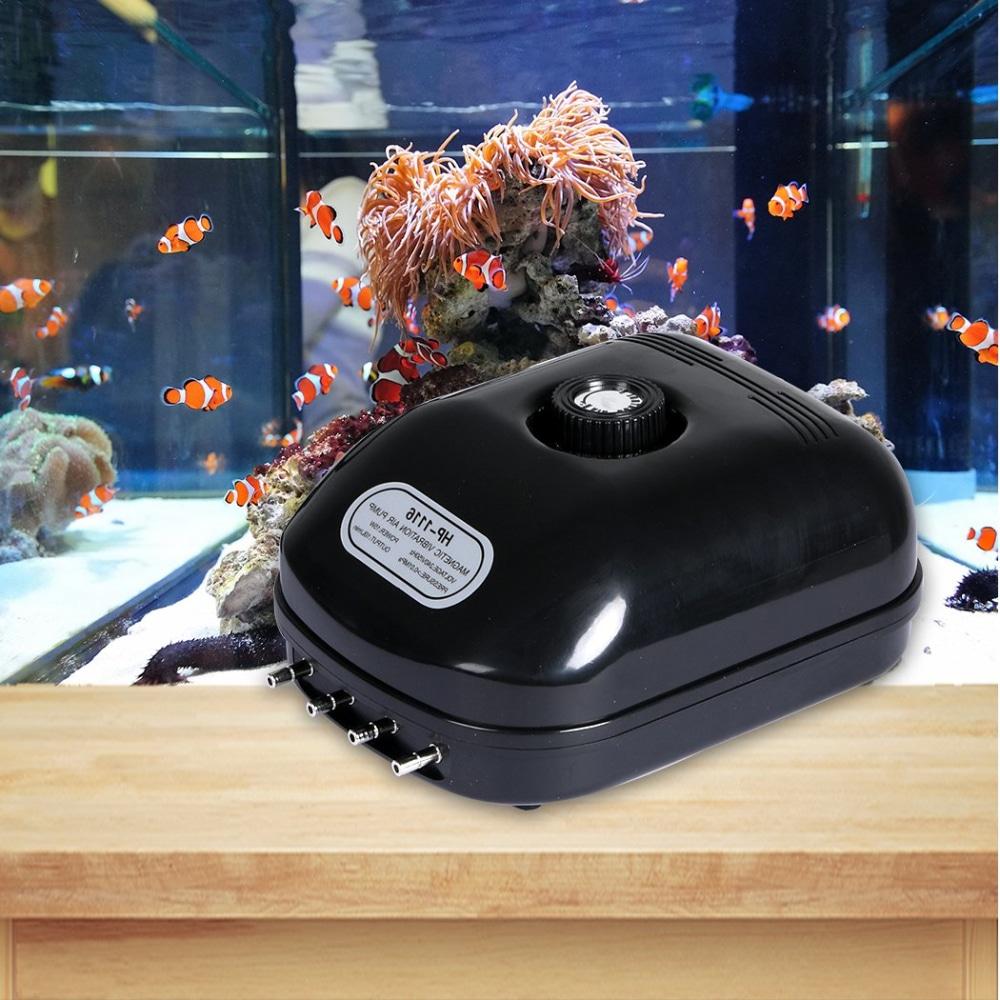 Aquarium Air Pump 4 Outlet Oxygen Aqua Fountain Pond Aerator Water Fish Tank Fast shipping On sale