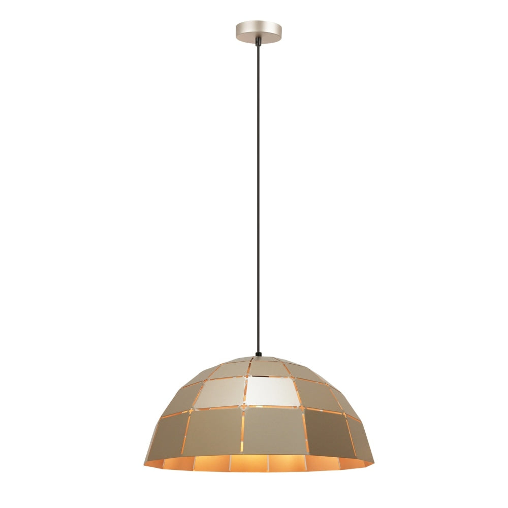 Amy Modern Pendant Lamp Light ES Champagne Gold Tiled Dome Fast shipping On sale