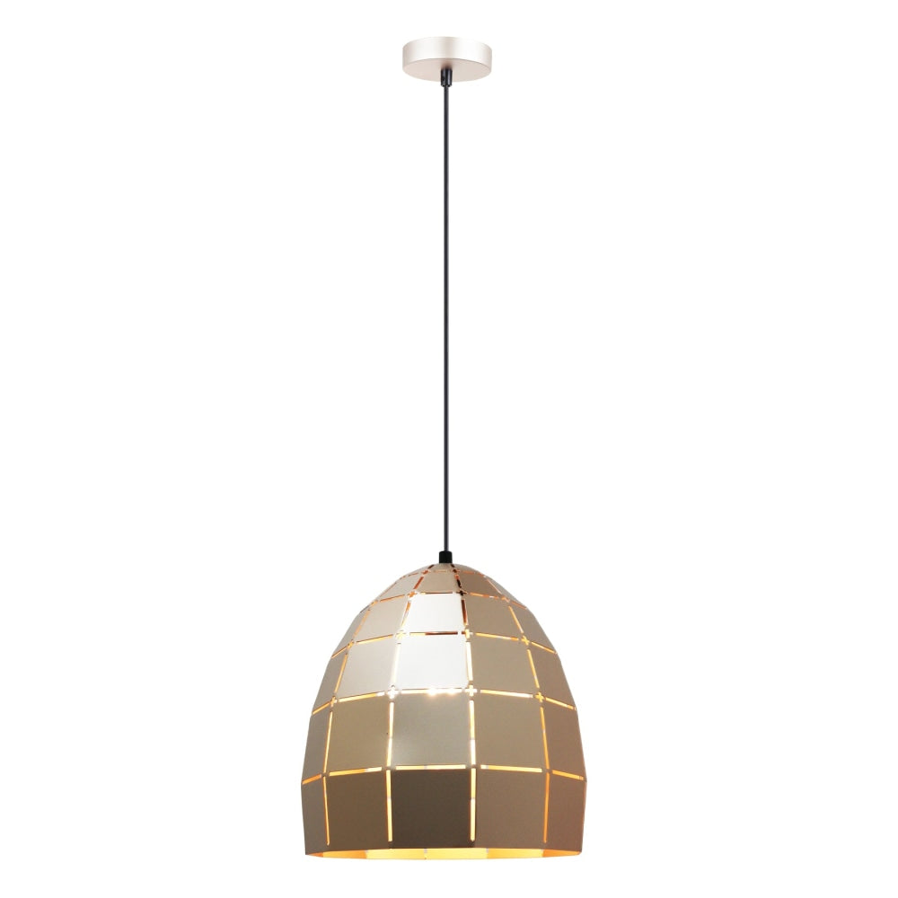 Amy Modern Pendant Lamp Light ES Champagne Gold Tiled Ellipse Fast shipping On sale