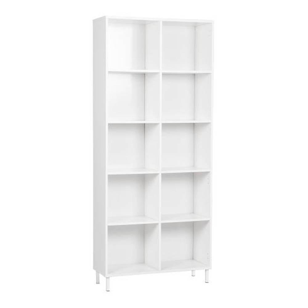 Ashley Collection 10-Cube Display Bookcase - White Fast shipping On sale