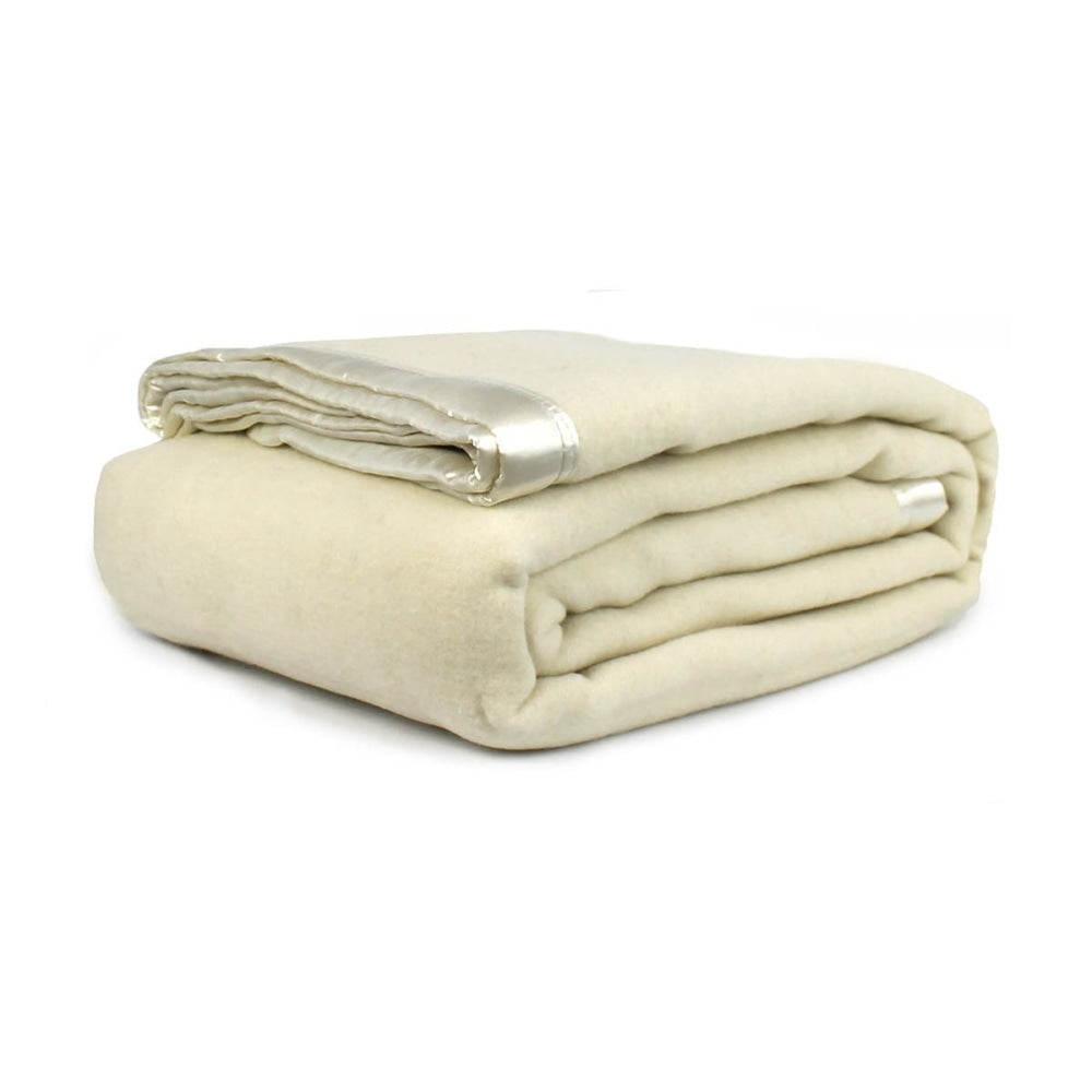 Australian Wool Blanket - Natural Single Bed/Double Bed Single/Double Fast shipping On sale