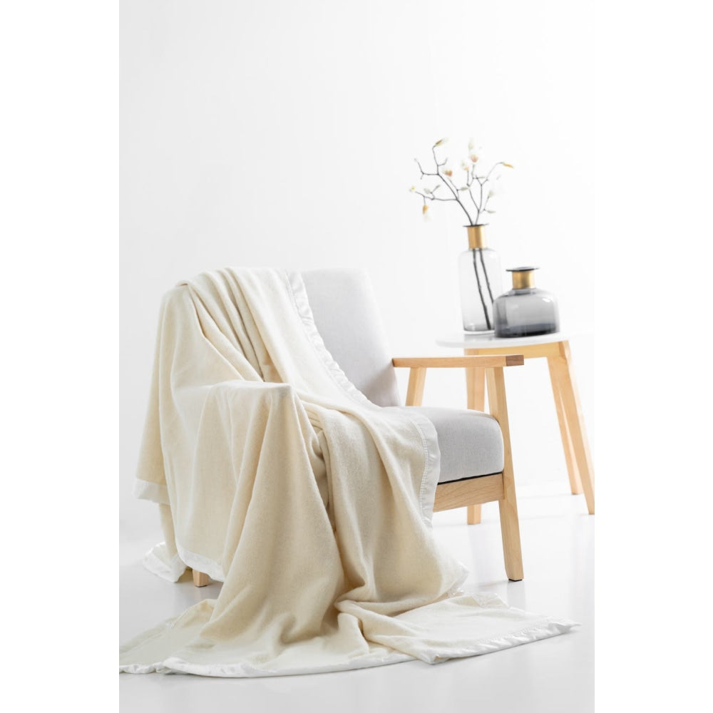 Australian Wool Blanket - Natural Single Bed/Double Bed Single/Double Fast shipping On sale