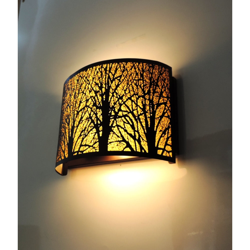 Avery Classic Wall Light Interior Surface Mounted SESx2 Curved Aged Bronze Laser Cut Lamp Fast shipping On sale