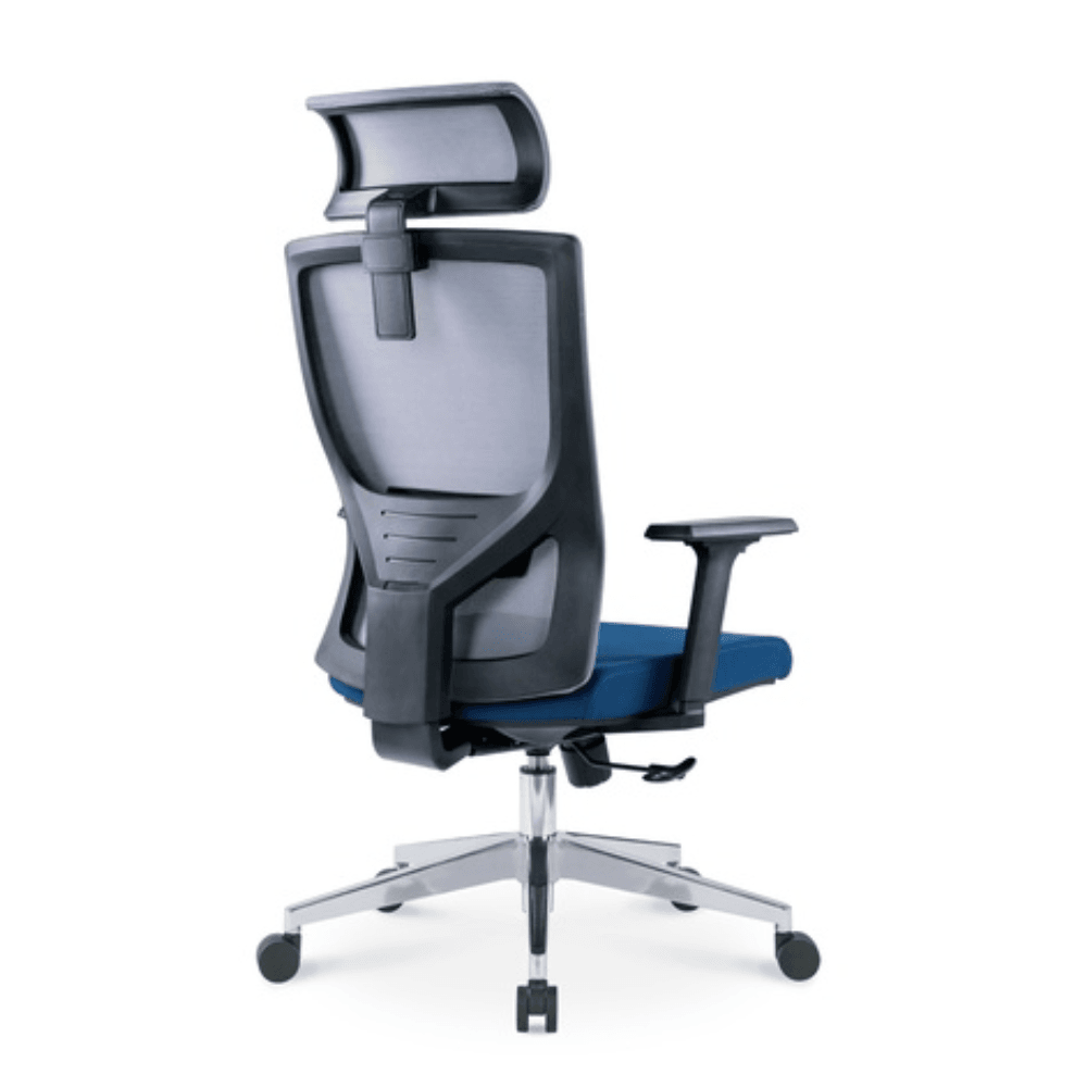 Ava - Office Chair (Grey & Blue) Fast shipping On sale