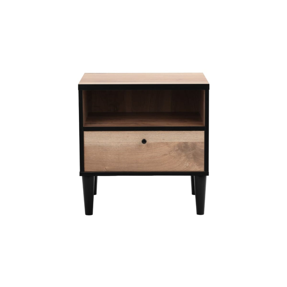 Avalon Bedside Nightstand Side Table - Oak Fast shipping On sale