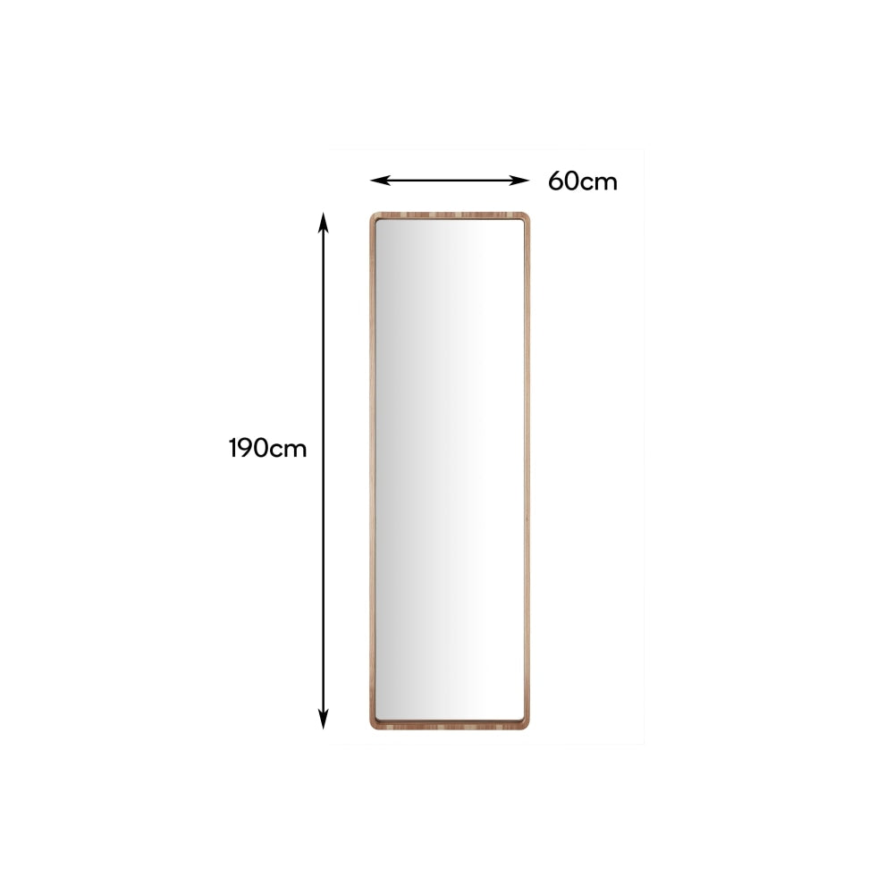 Axel Floor Mirror - Ash White Fast shipping On sale