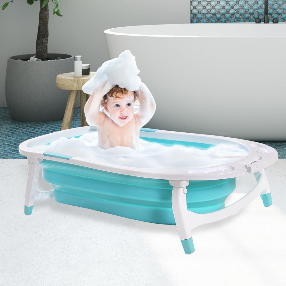 Baby Bath Tub Infant Toddlers Foldable Bathtub Folding Safety Bathing Shower GN Kids Furniture Fast shipping On sale