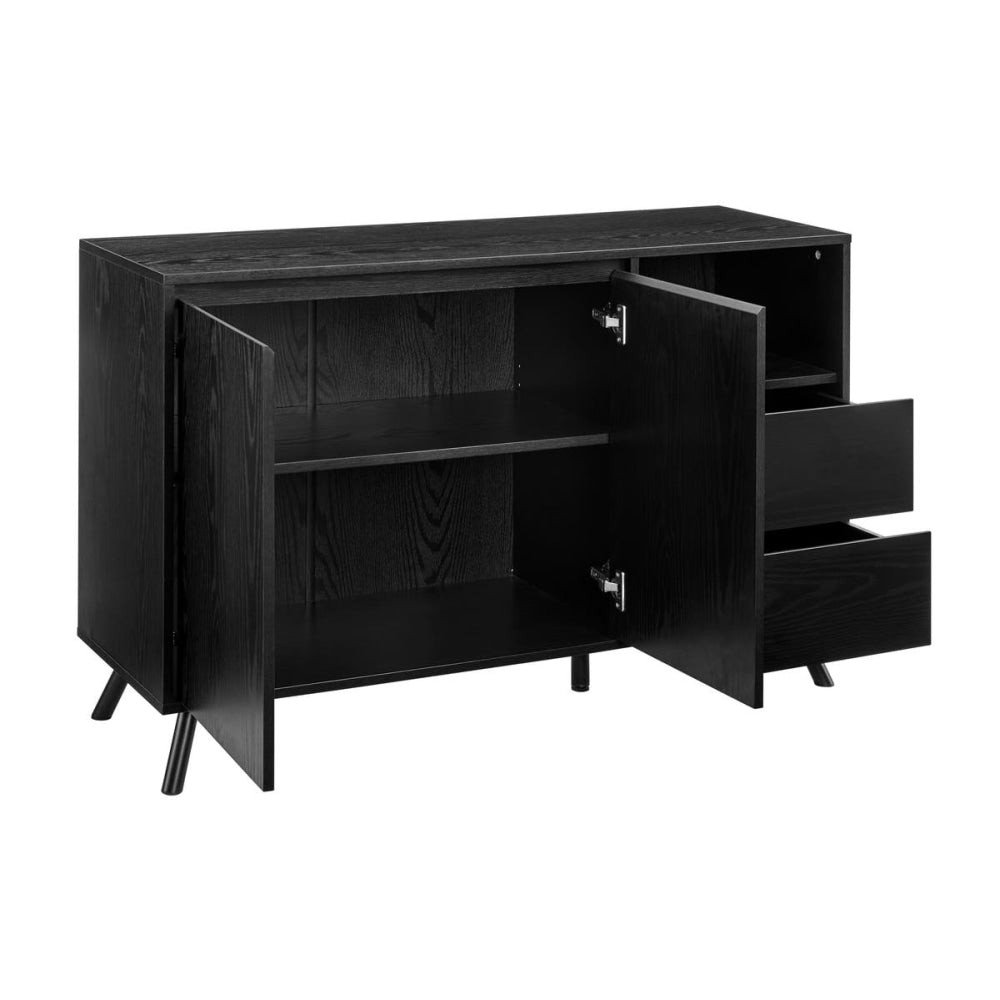 Baily Buffet Unit Sideboard Storage Cabinet - Black & Fast shipping On sale