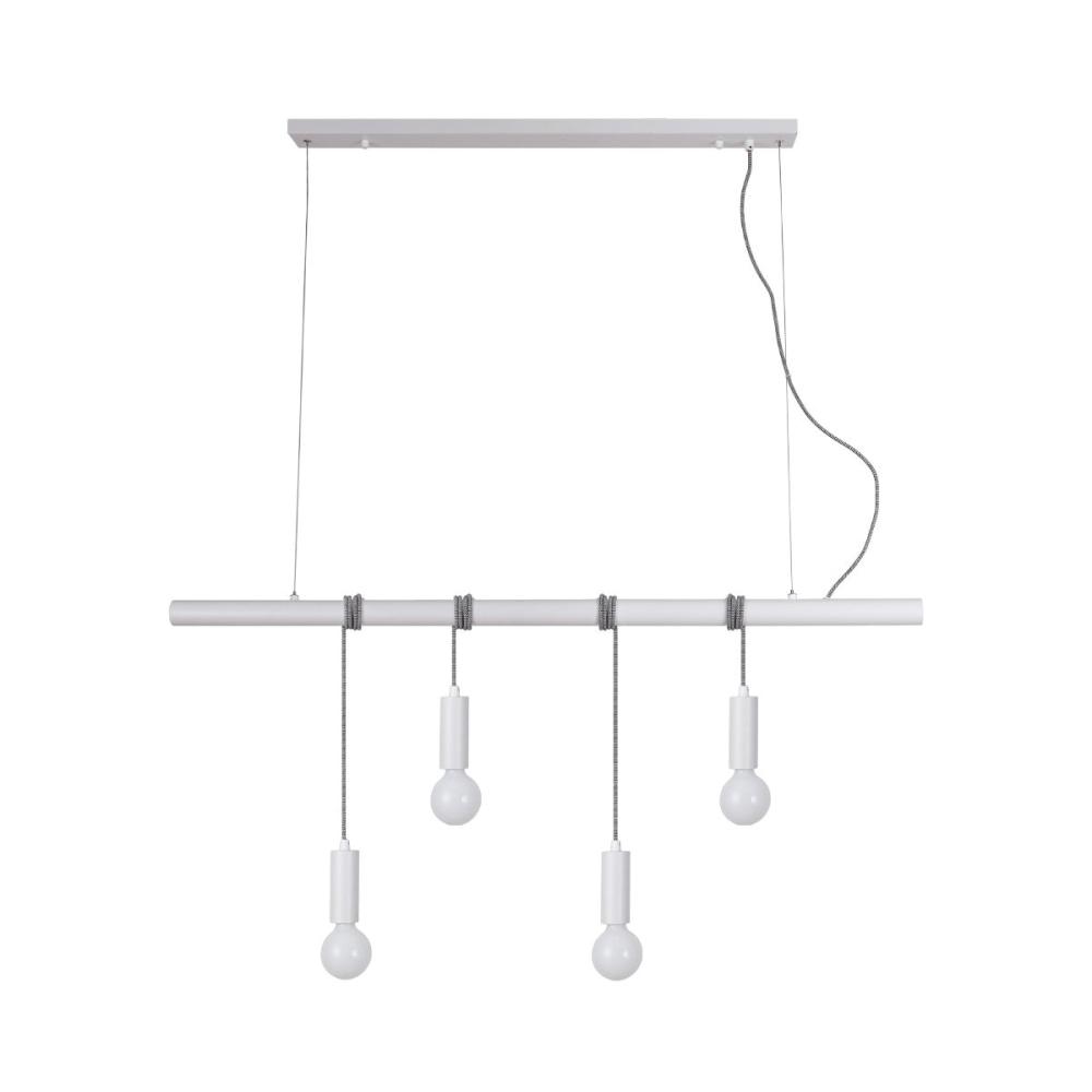 Bannister 4 Lights Modern Elegant Pendant Lamp Ceiling Light - White Fast shipping On sale