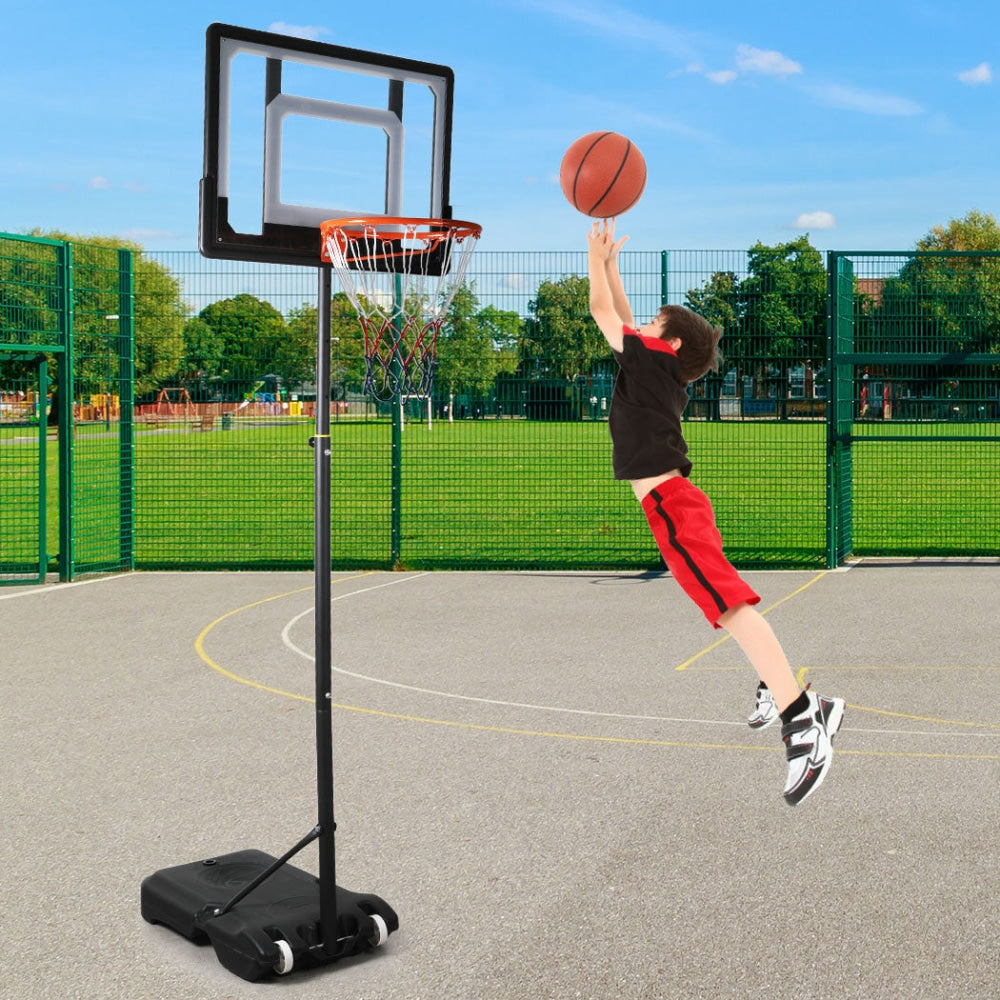 Basketball Hoop Stand System Ring Portable 2.1M Adjustable Height Kids In Ground Toys Fast shipping On sale