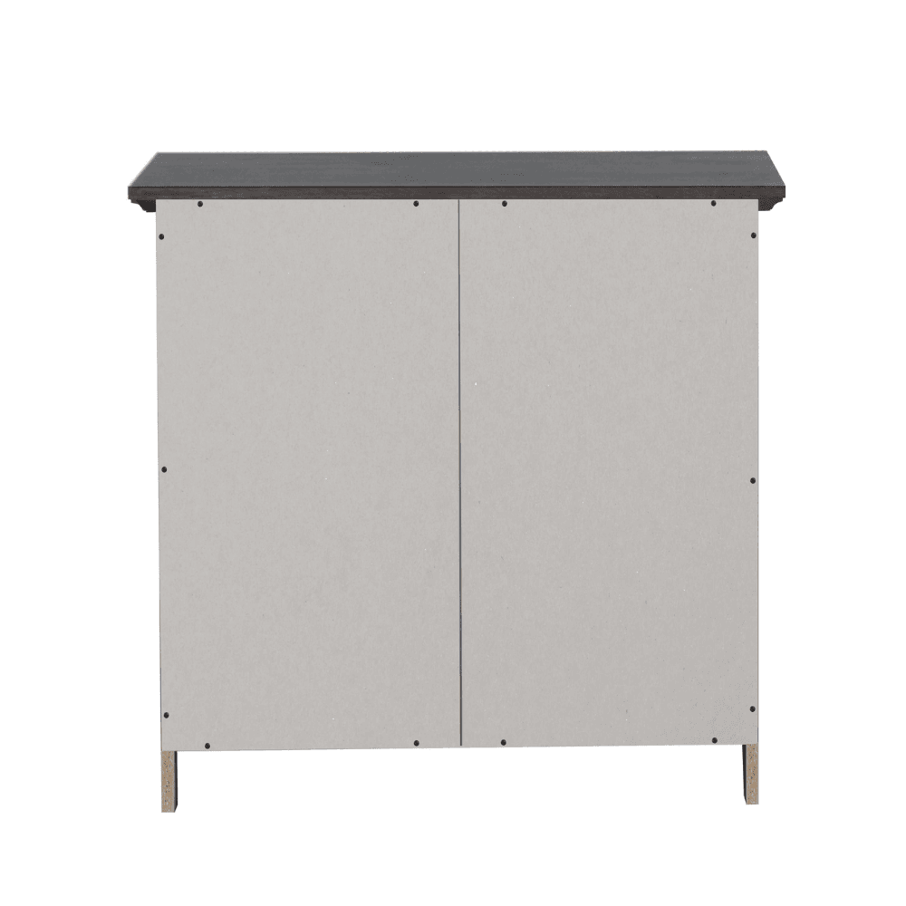 Beanca 2-Drawer Office Storage Lateral Filling Cabinet - Grey Oak & White Filing Fast shipping On sale