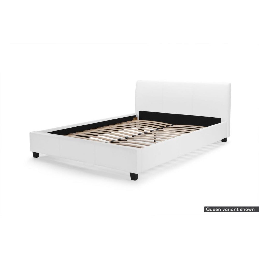 Bed Frame - Vernazza Collection - White Double Fast shipping On sale