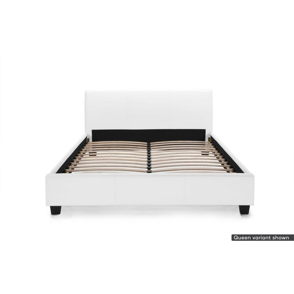 Bed Frame - Vernazza Collection - White Double Fast shipping On sale