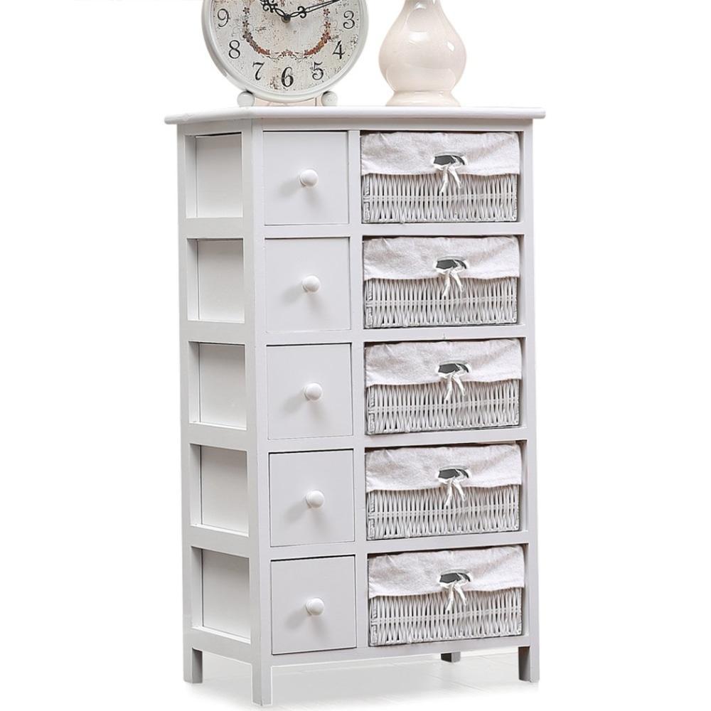 Bedside Tables Chest of 5 Drawers Wood Storage Cabinet Bedroom Furniture Table Fast shipping On sale