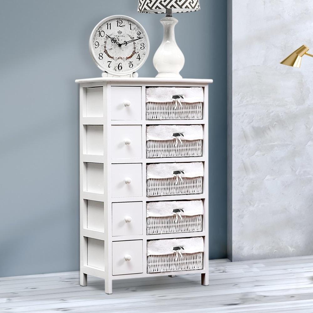 Bedside Tables Chest of 5 Drawers Wood Storage Cabinet Bedroom Furniture Table Fast shipping On sale