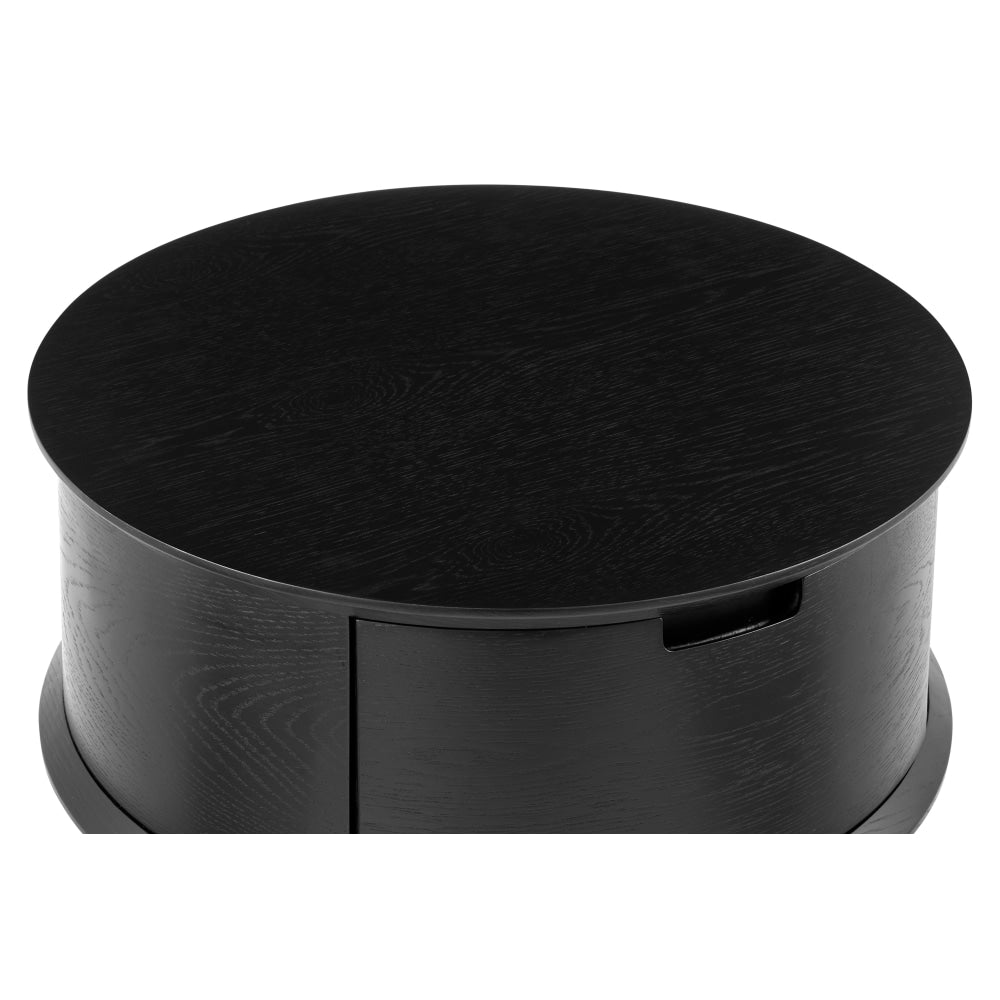 Bentley Bedside Nightstand Side Table - Black Fast shipping On sale