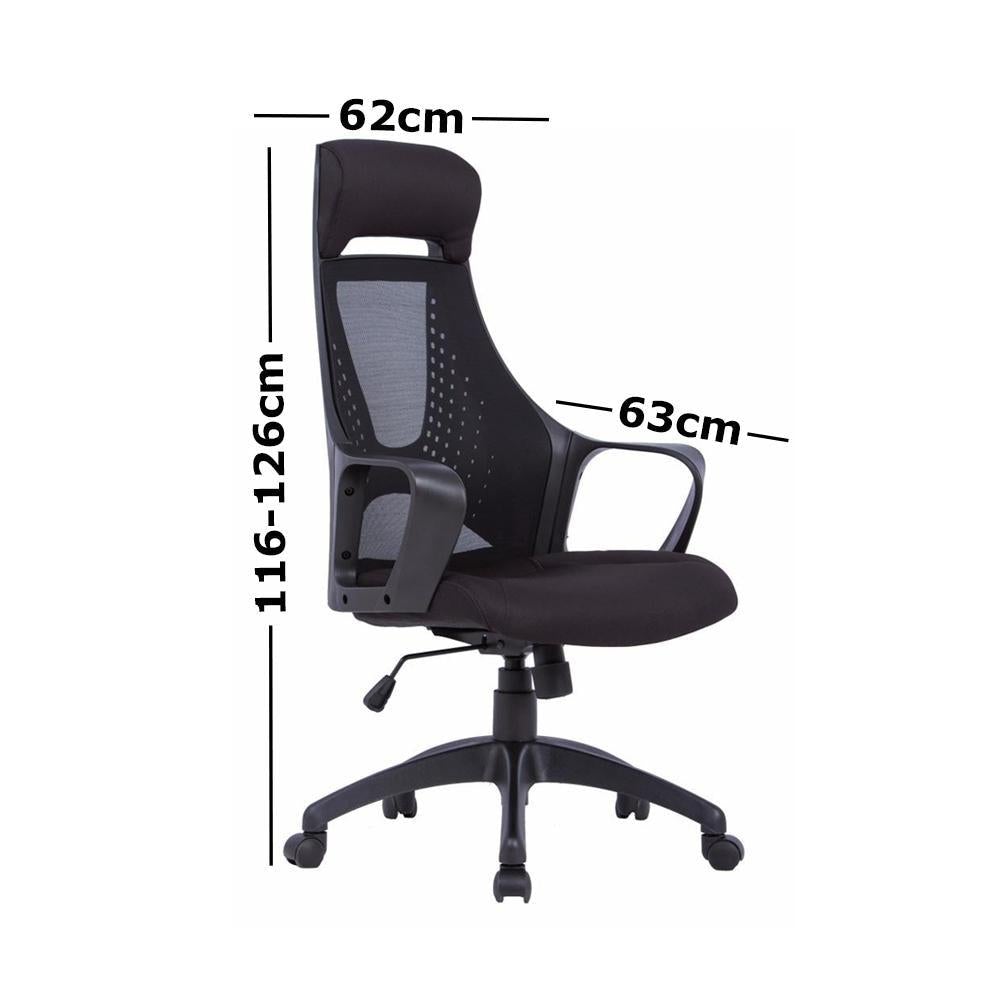 Bero Alma Ergonomic Mesh High Back Office Chair - Black Fast shipping On sale