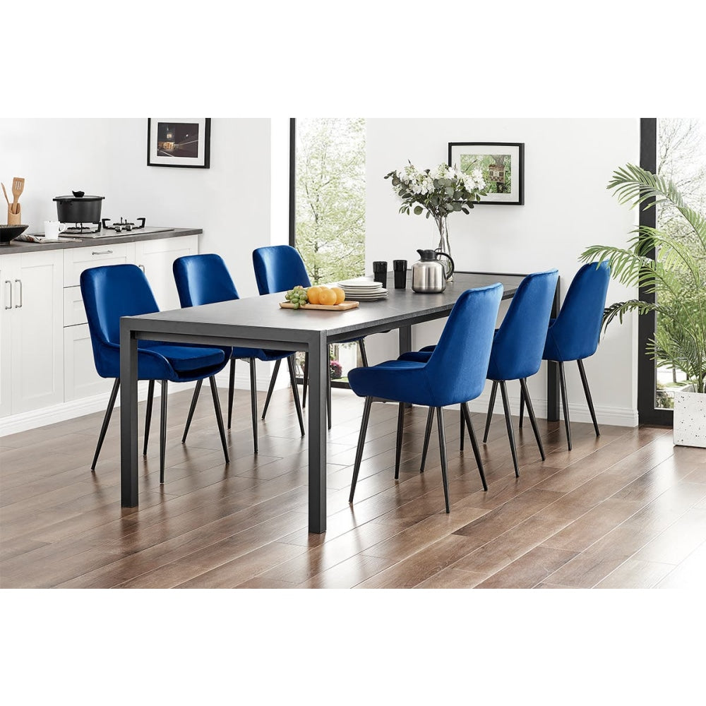 Bicca Modern Wooden Extendable Kitchen Dining Table 160-240cm - Ceramic Fast shipping On sale