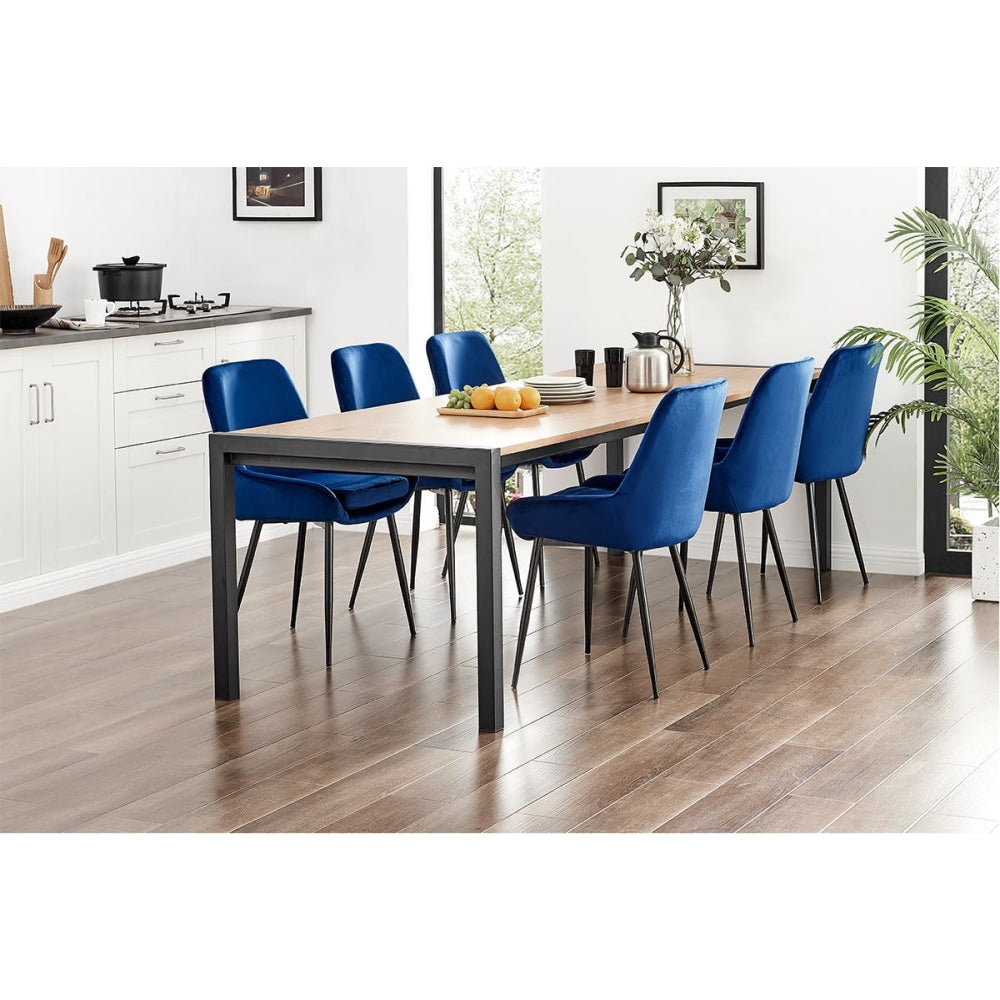 Bicca Modern Wooden Extendable Kitchen Dining Table 160-240cm - Natural Fast shipping On sale