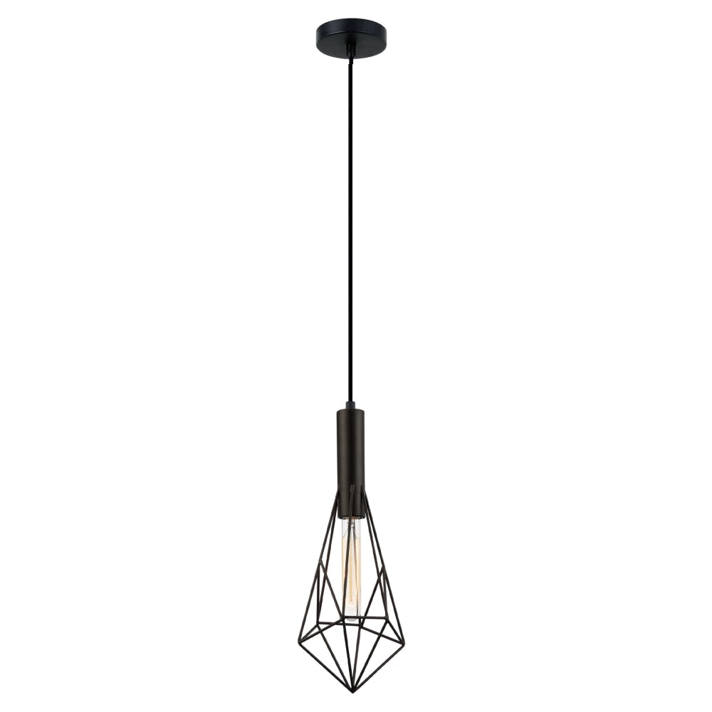 BLACKBAND Pendant Lamp Light Interior ES Black Small Diamond Cage OD175mm Fast shipping On sale