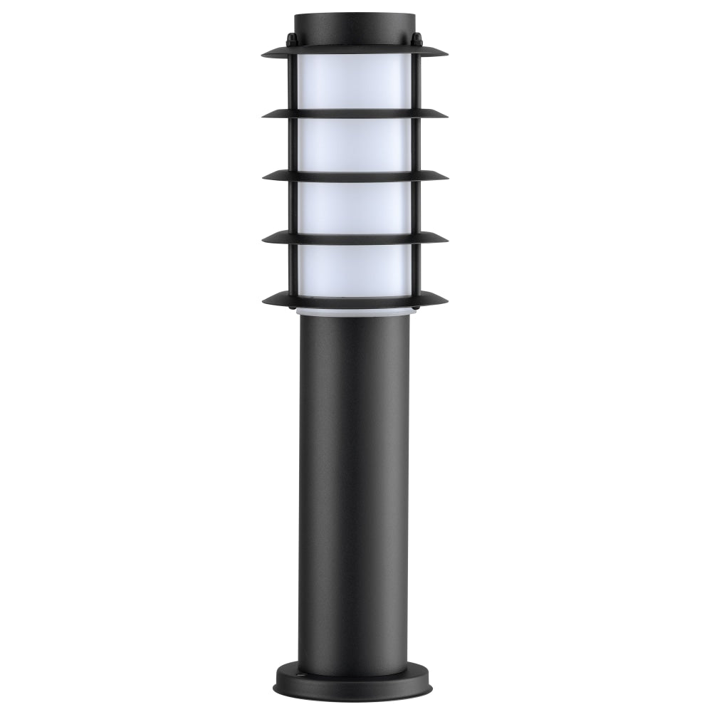 BORDA Garden Bollard Light Short Stainless Steel 304 ES (Max 18W) Black Louvered IP44 Fast shipping On sale