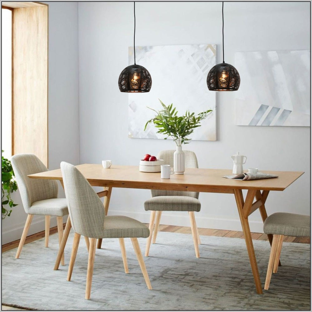 BOTANICA Pendant Lamp Light Interior ES Black Embossed Dome OD300mm Fast shipping On sale