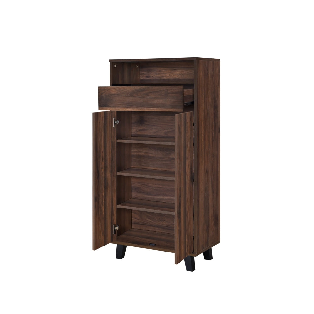 Brad Shoe Rack Cabinet Storage - Columbia Brown Fast shipping On sale