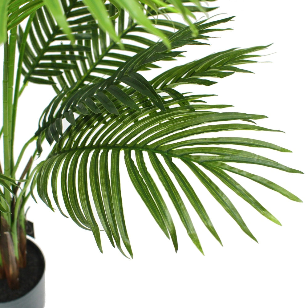 Bright Green Areca Palm Tree Artificial Fake Plant Decorative 137cm In Pot - Fast shipping On sale