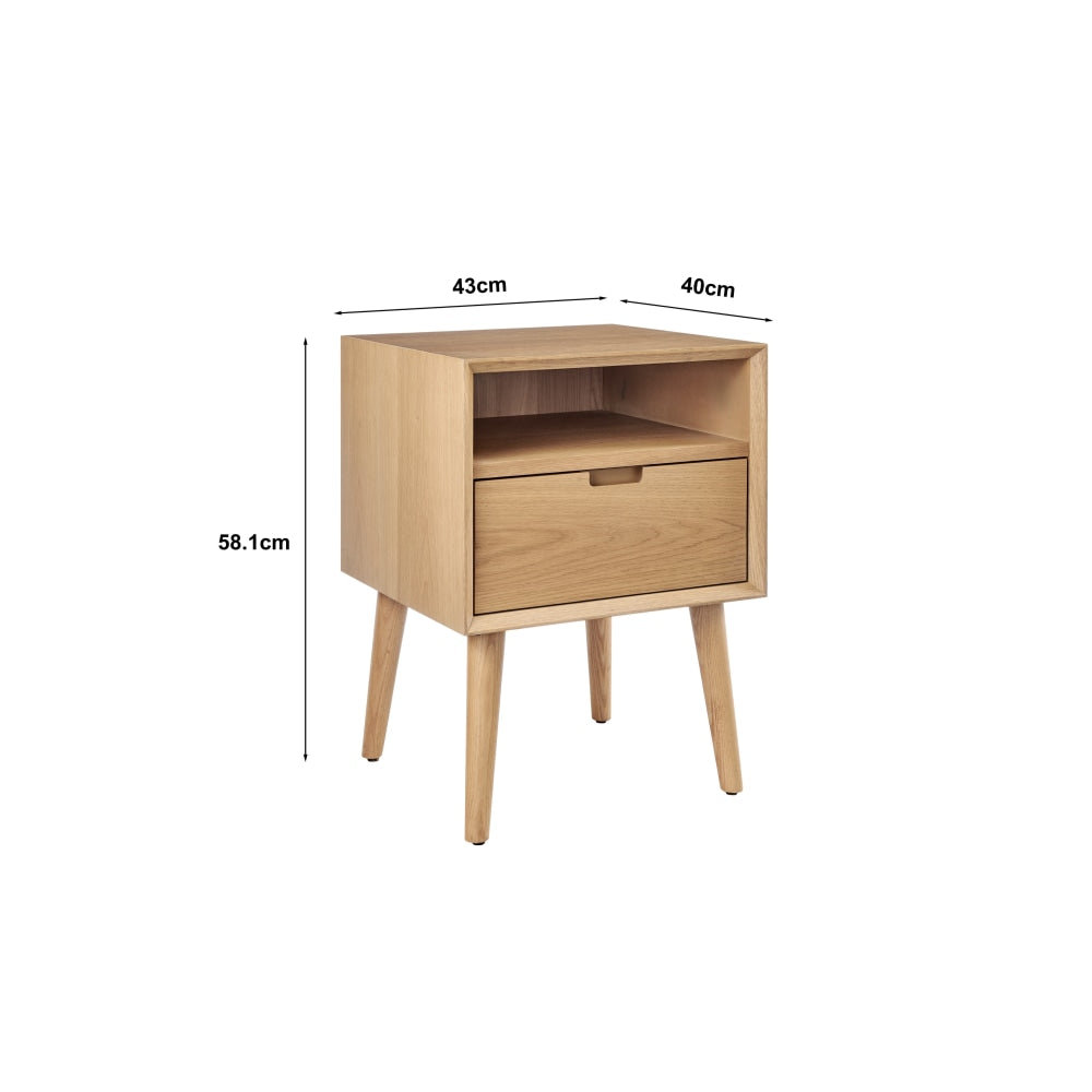 Brighton Bedside Nightstand Side Table Fast shipping On sale