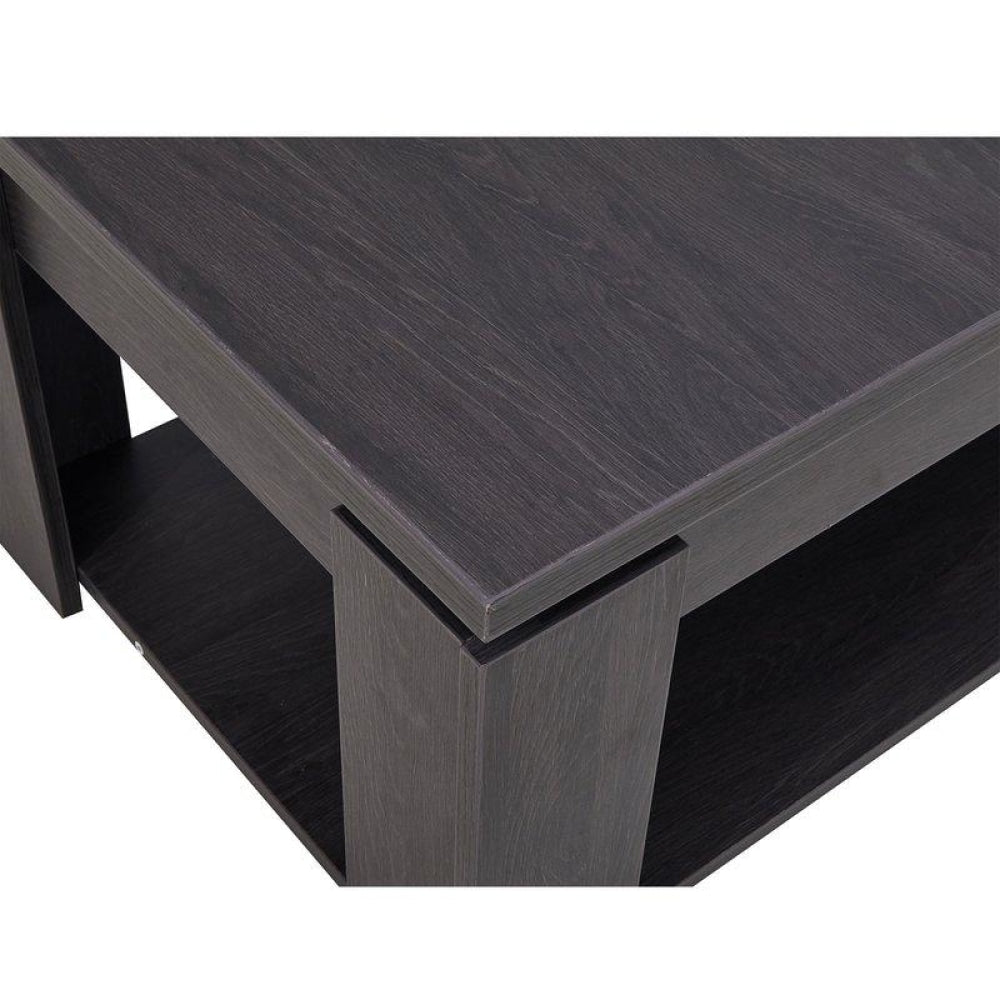 Wooden Rectangle Coffee Table - Black Fast shipping On sale