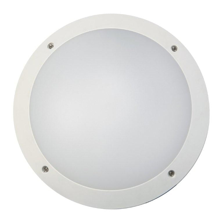 Bulkhead Wall Light Lamp 12W Round White 4000K IP66 OD300mm 800LM Fast shipping On sale