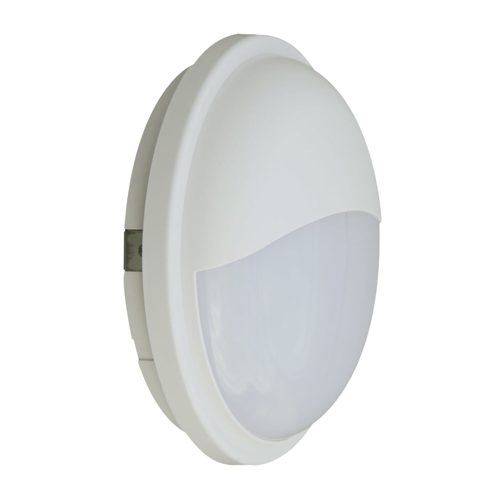 Bulkhead Wall Light Lamp 20W Round White 3000K IP65 OD225mm Eyelid 1600LM Fast shipping On sale