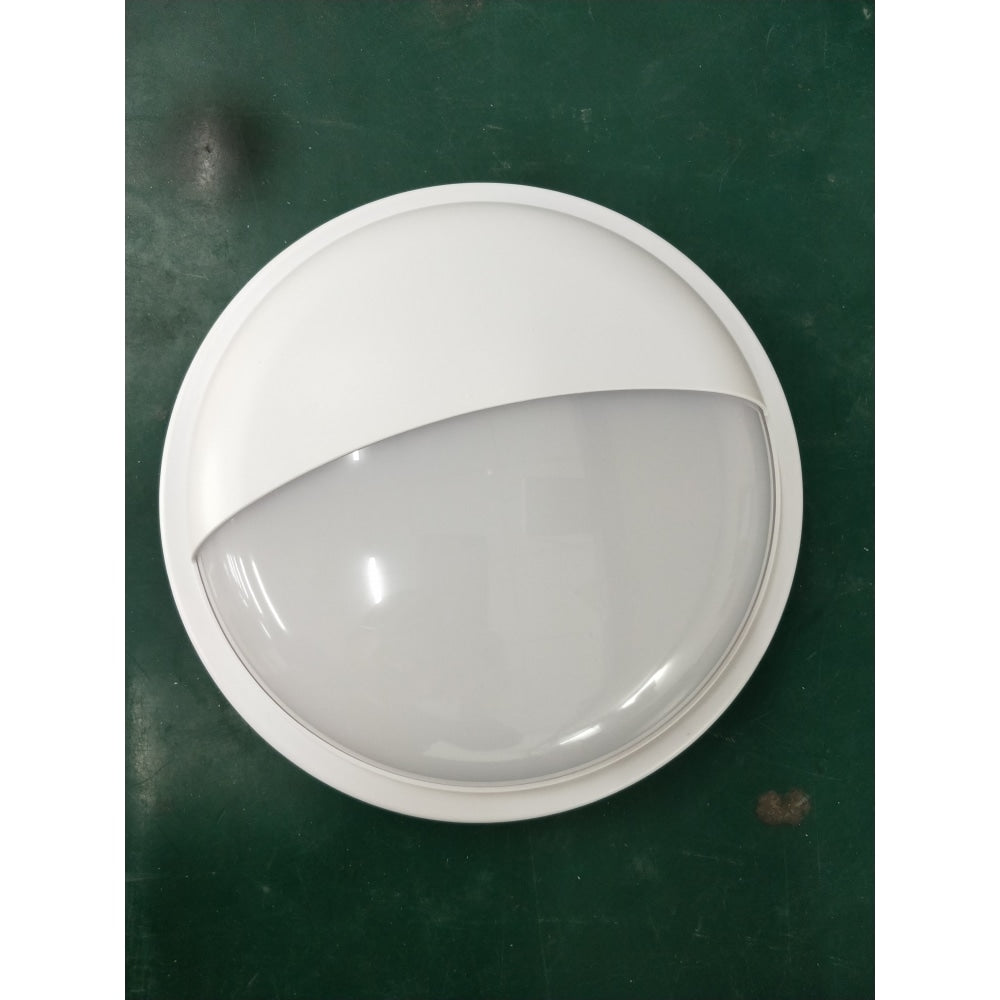 Bulkhead Wall Light Lamp 20W Round White 3000K IP65 OD225mm Eyelid 1600LM Fast shipping On sale