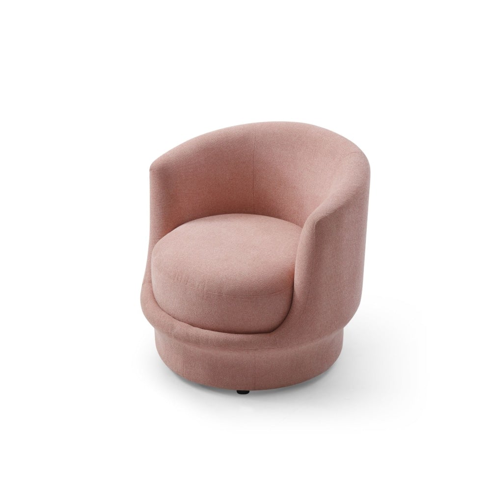 Modern Designer Fabric Accent Lounge Relaxing Arm Chair - Pink Fast shipping On sale